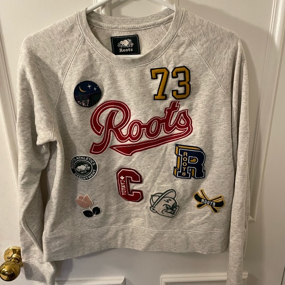 Awesome Rare Roots patches sweatshirt - Picture 1 of 6